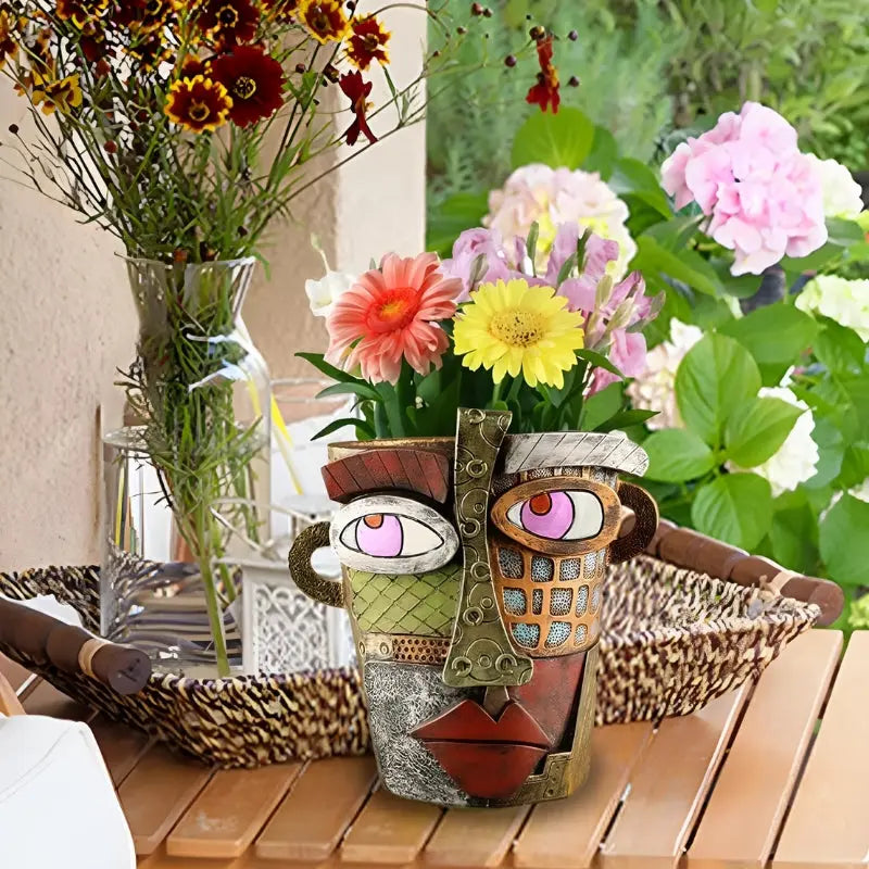 CharmaPot | Abstract Karakter Bloembak - Moderne Designer Bloempot