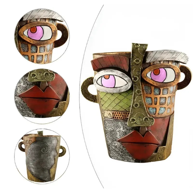 CharmaPot | Abstract Karakter Bloembak - Moderne Designer Bloempot