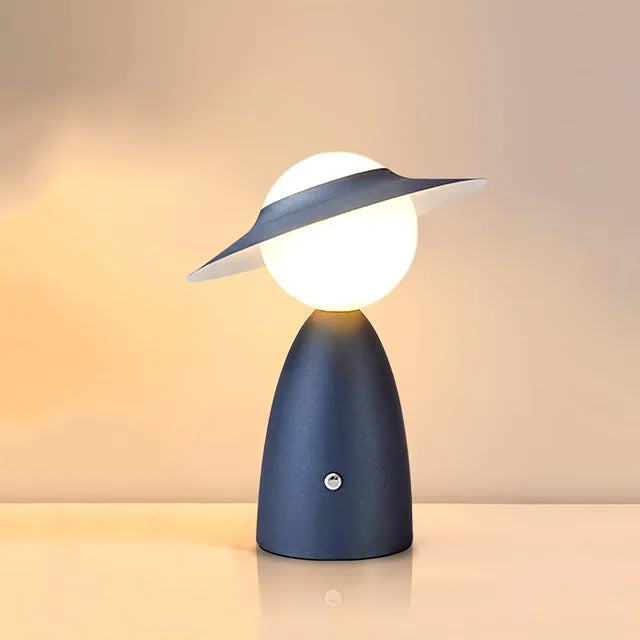 LumeVibe | USB Oplaadbare LED Tafellamp met Touch Dimmer - Creatief Modern Ontwerp voor Bureau & Slaapkamer
