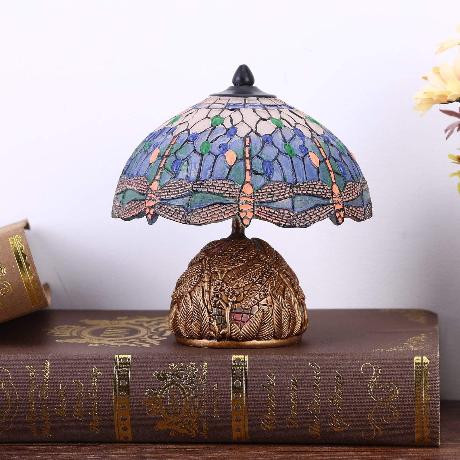 DewDrop | Libelle Bloemig Vintage Lamp