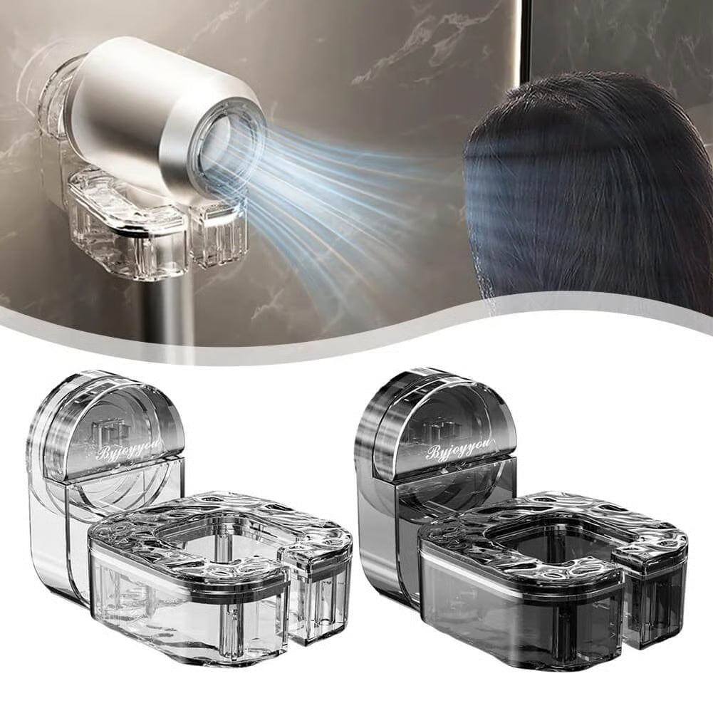 SwivelDry | Boorvrije draaibare föhnhouder – 360° draaibare organizer voor krultangen en badkameropbergers