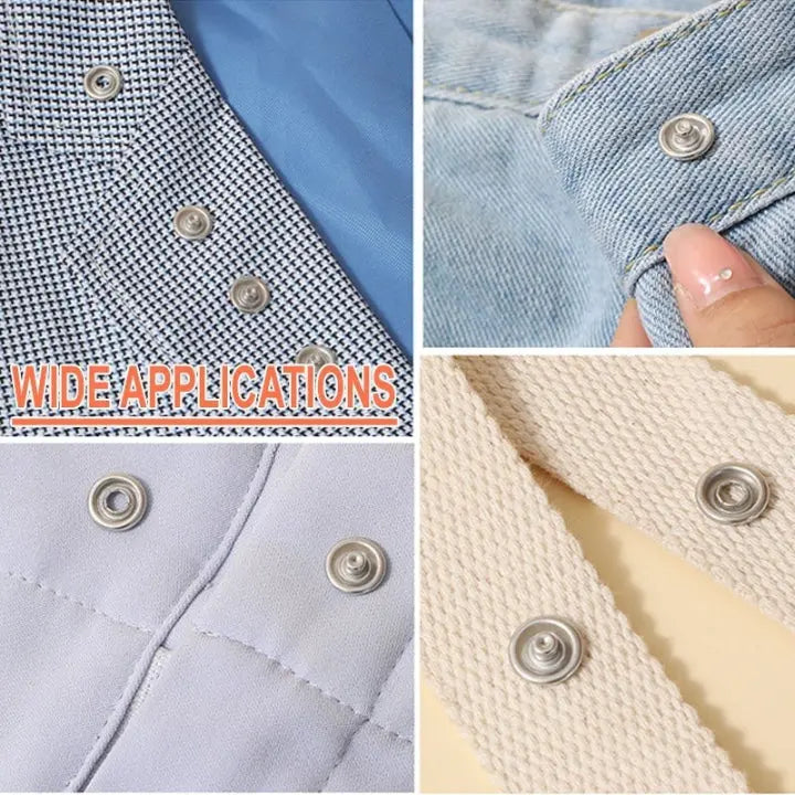 Fastix | Complete drukknoopset met tang voor kleding en accessoires