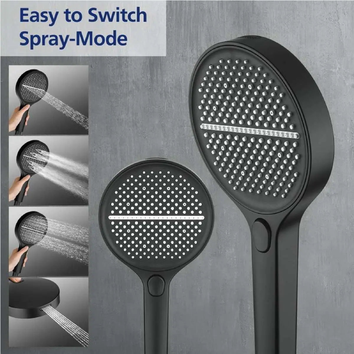 VitalShower | Multifunctionele douchekop – verkwikkende waterstraal, pulserende massage, regenstraal