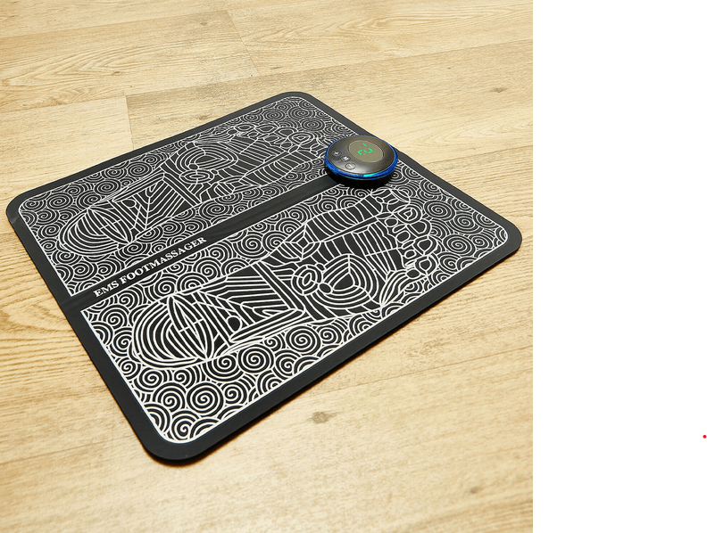 Footrix | Draagbare EMS-voetstimulatormat – Acupunctuurpuntmassage voor ontspanning en pijnverlichting