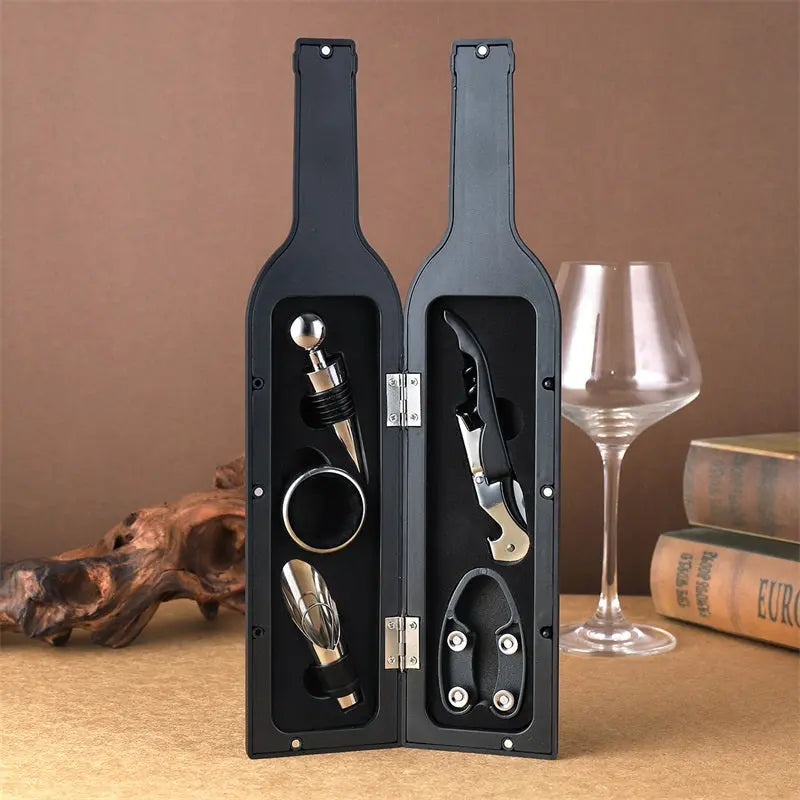 NoblePour | 5-delige elegante wijngeschenkset - eersteklas wijnaccessoires voor wijnliefhebbers