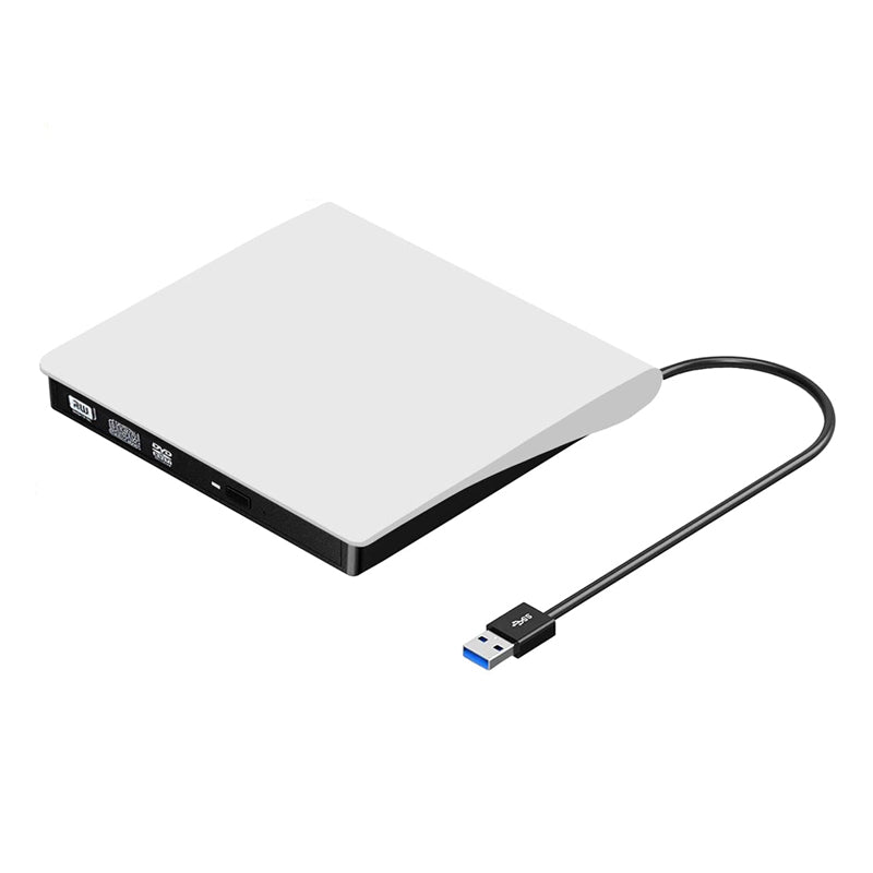 QuickDisc | Draagbare USB-cd-/dvd-drive – snel lezen en schrijven, geschikt voor meerdere besturingssystemen, compact en slim