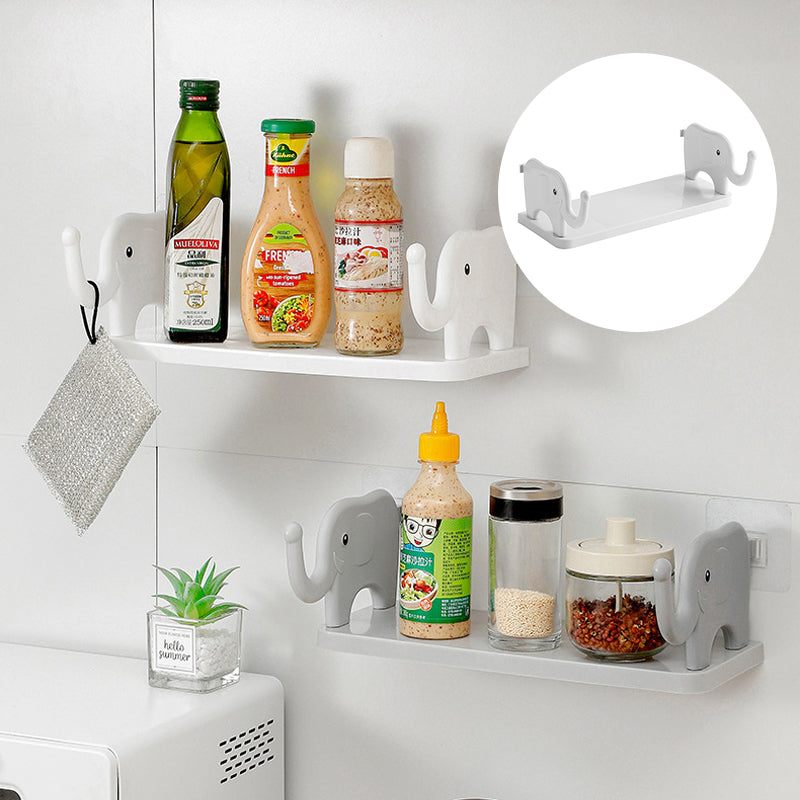 Shelfant | Opbergplank in de vorm van een olifant – leuk en functioneel, wandgemonteerd, duurzaam