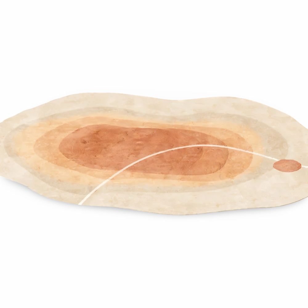 FlowRug | Zacht, onregelmatig vloerkleed voor woonkamer en slaapkamer – Modern en gezellig