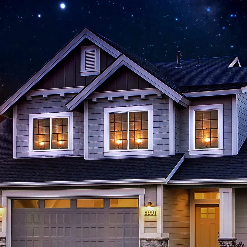 EverLume | Vlamloze raamkaarsen – 6 LED-kaarsen, 3D warm wit flikkerend licht, schemersensor
