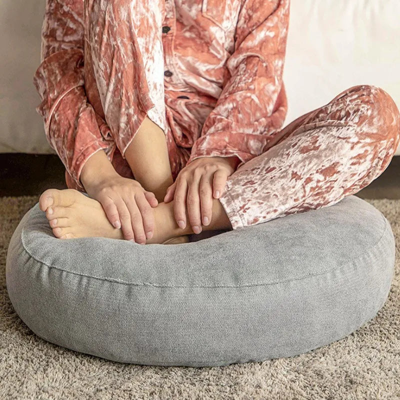 ChakraPad | Rond yoga- en meditatiekussen – Zacht ondersteunend vloerkussen voor comfort en ontspanning