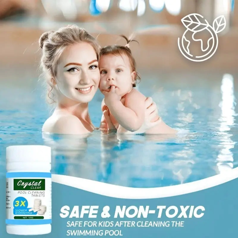 AquaTab | Zwembadchloortabletten - 3-in-1 waterbehandeling, ontsmettingsmiddel en algenbestrijding