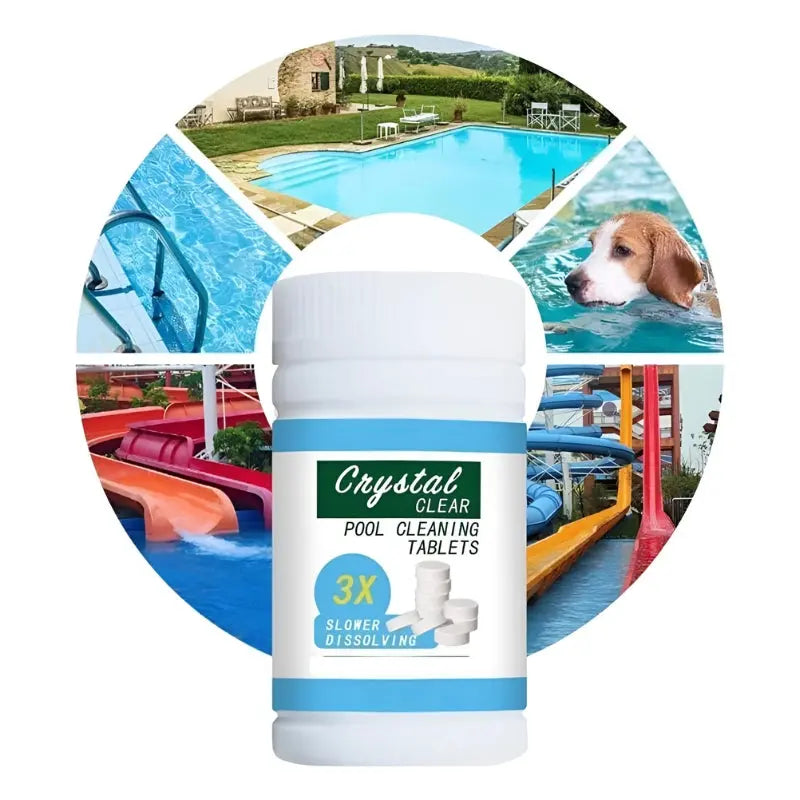 AquaTab | Zwembadchloortabletten - 3-in-1 waterbehandeling, ontsmettingsmiddel en algenbestrijding