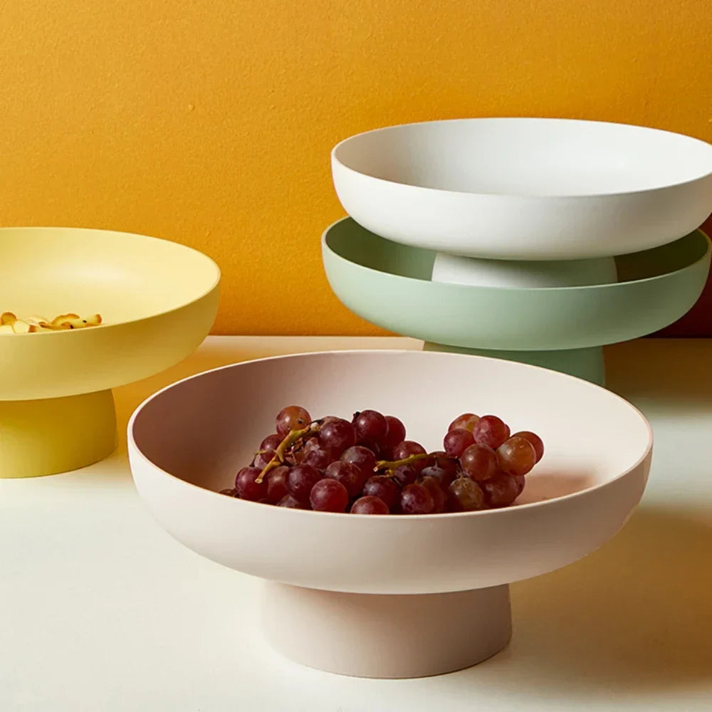 VitaBowl | Moderne fruitschaal met afvoersysteem – Decoratief middelpunt voor op het aanrecht of de eettafel