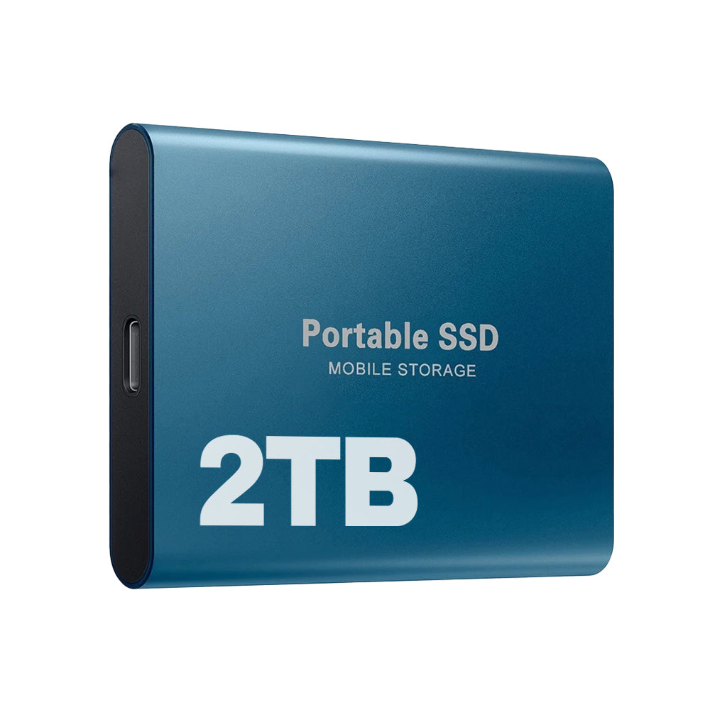HyperDisk | 2 TB draagbare SSD – Snelle externe harde schijf, schokbestendig, voor pc en laptop
