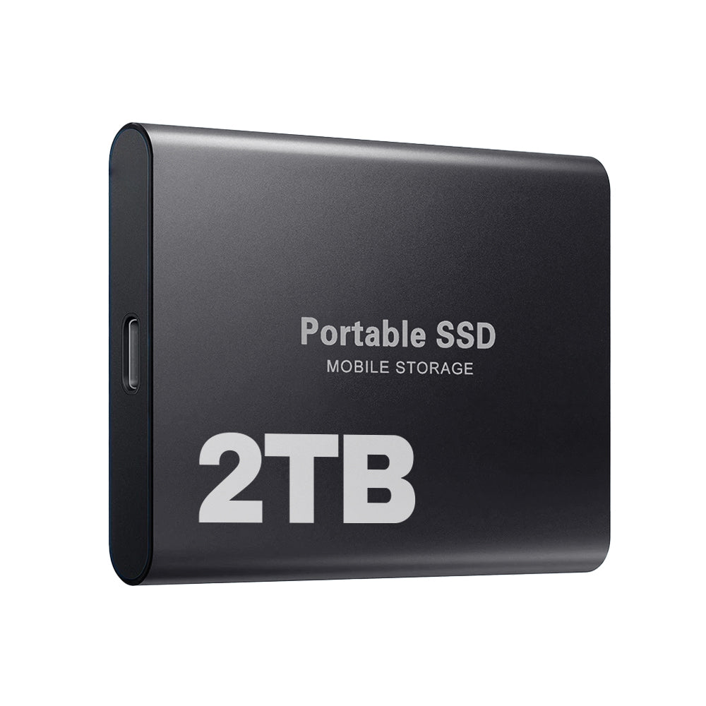 HyperDisk | 2 TB draagbare SSD – Snelle externe harde schijf, schokbestendig, voor pc en laptop