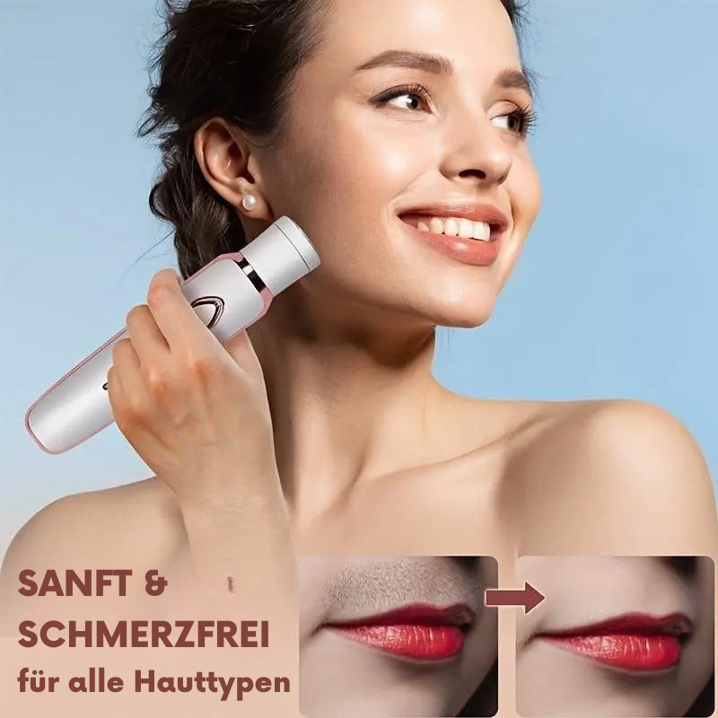 ShaveZen | 4-in-1 draadloze elektrische scheerapparaat voor vrouwen – gezichts-, bikinilijn- en lichaamshaarverwijderaar