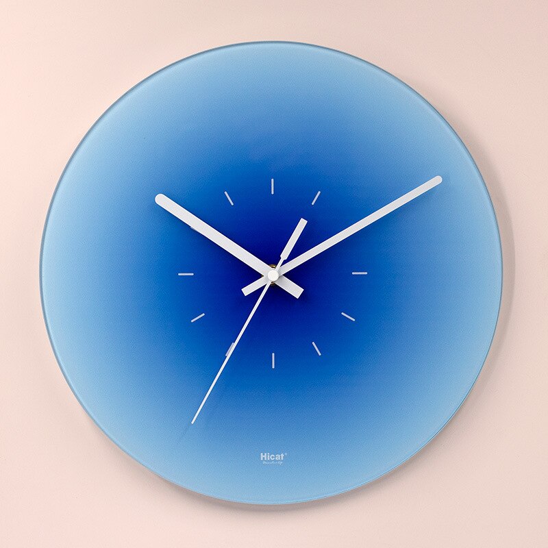 SunsetLuxe | Luxe Zonsondergang Decoratieve Wandklok - Elegant uurwerk voor thuis