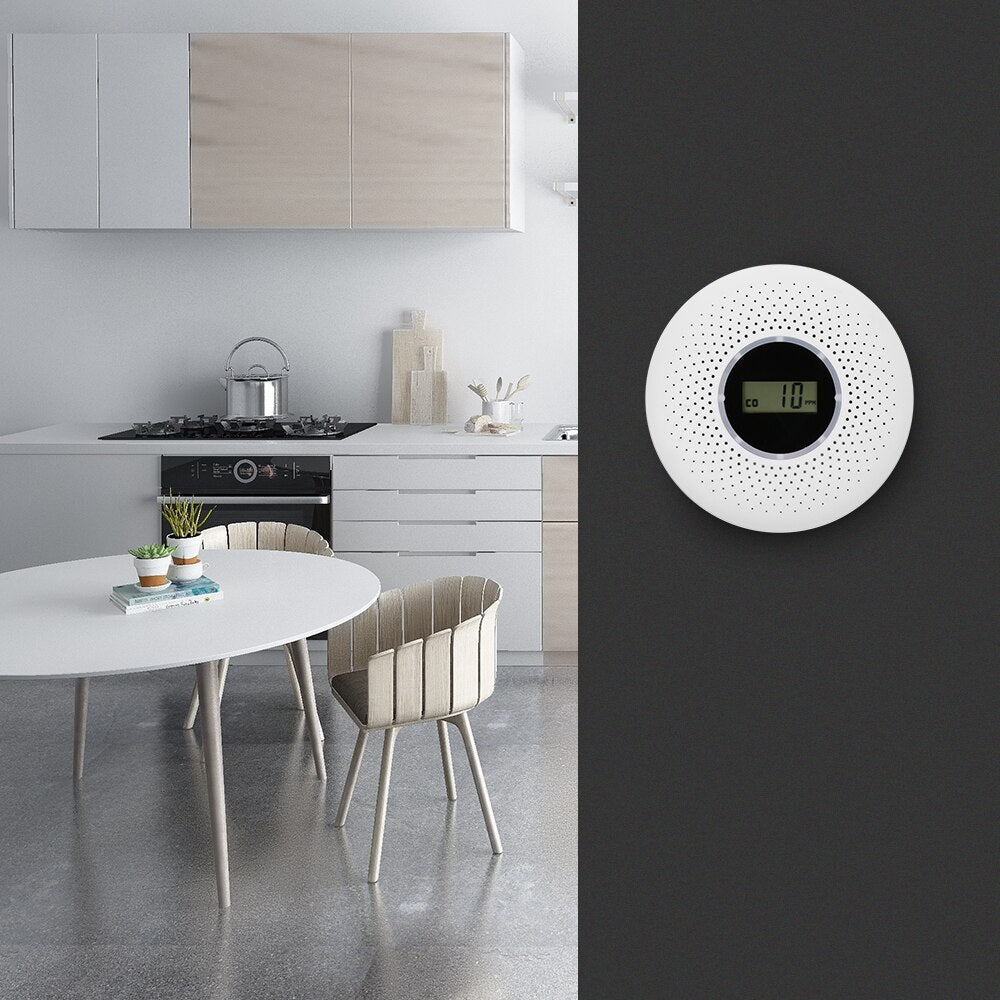 GuardSync | 2-in-1 Melder - Combinatie van koolmonoxide- en rookmelder