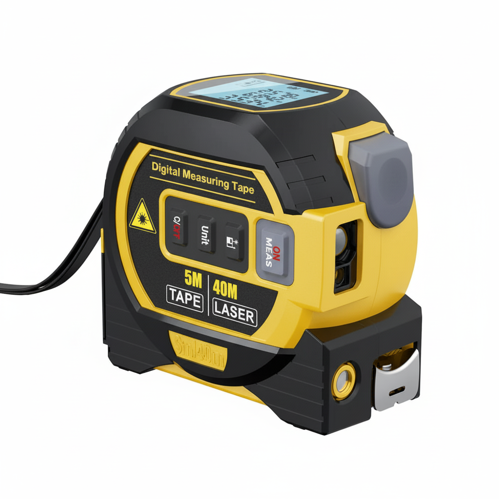 LaserMeasure | 3-in-1 infrarood lasermeter – digitale afstandsmeter met LCD-scherm