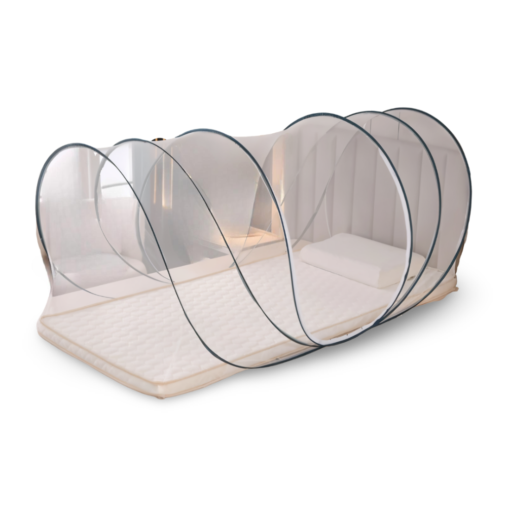 MosquiGuard | Opvouwbaar Groot Rond Anti-Muggen Net – Polyester & Glasvezel
