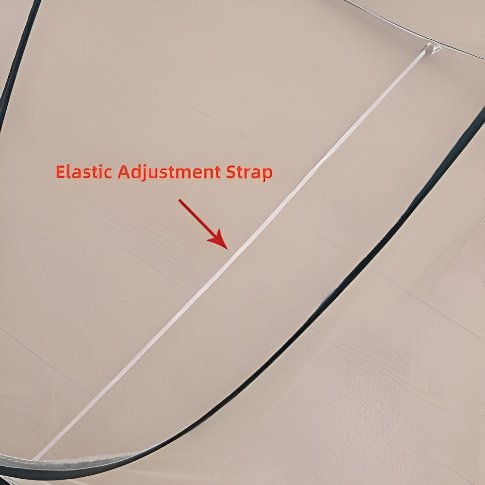 MosquiGuard | Opvouwbaar Groot Rond Anti-Muggen Net – Polyester & Glasvezel