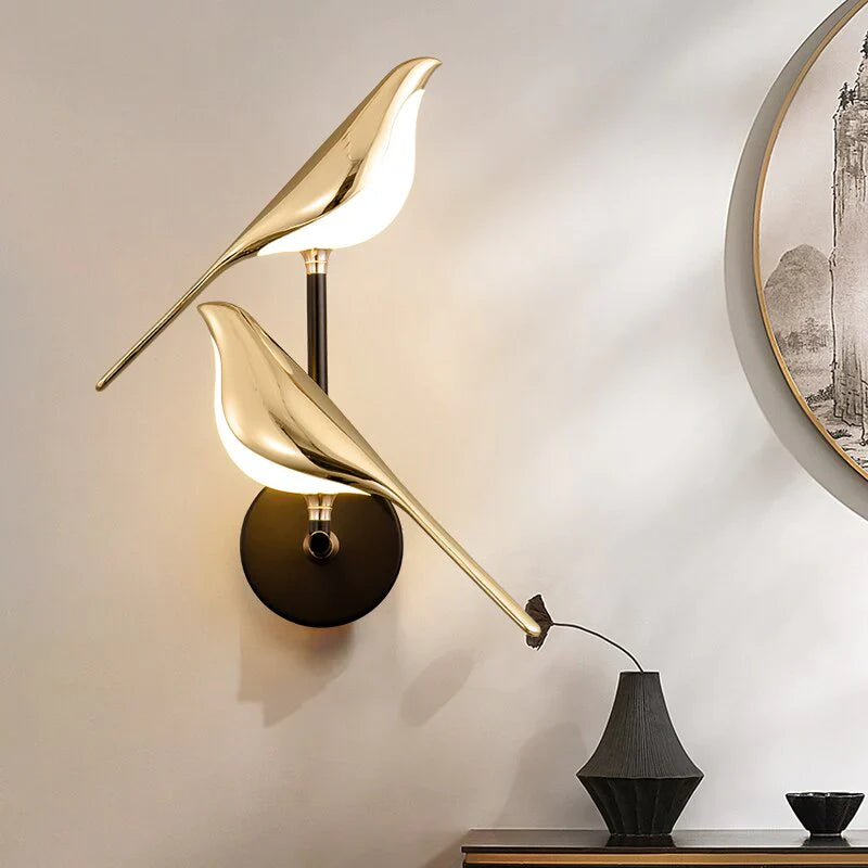 GoldenHaven | Majestueus Avian Wandlamp