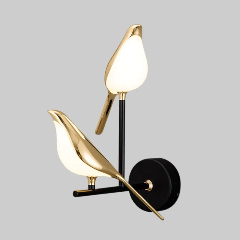 GoldenHaven | Majestueus Avian Wandlamp