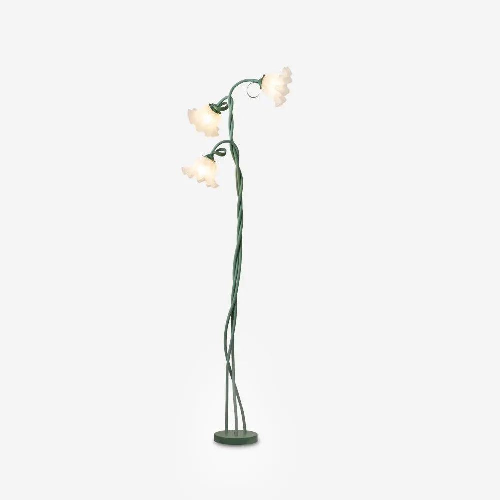 BlossomLight | Elegante serene Bell bloemen Vloerlamp