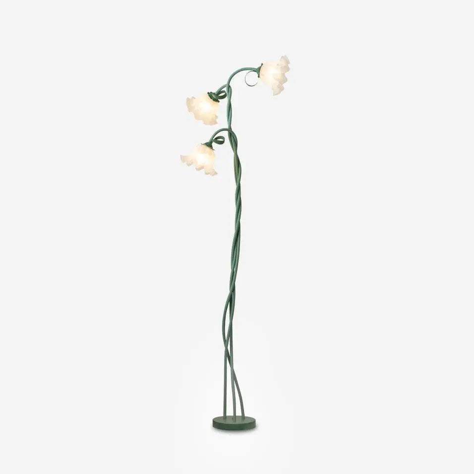 BlossomLight | Elegante serene Bell bloemen Vloerlamp