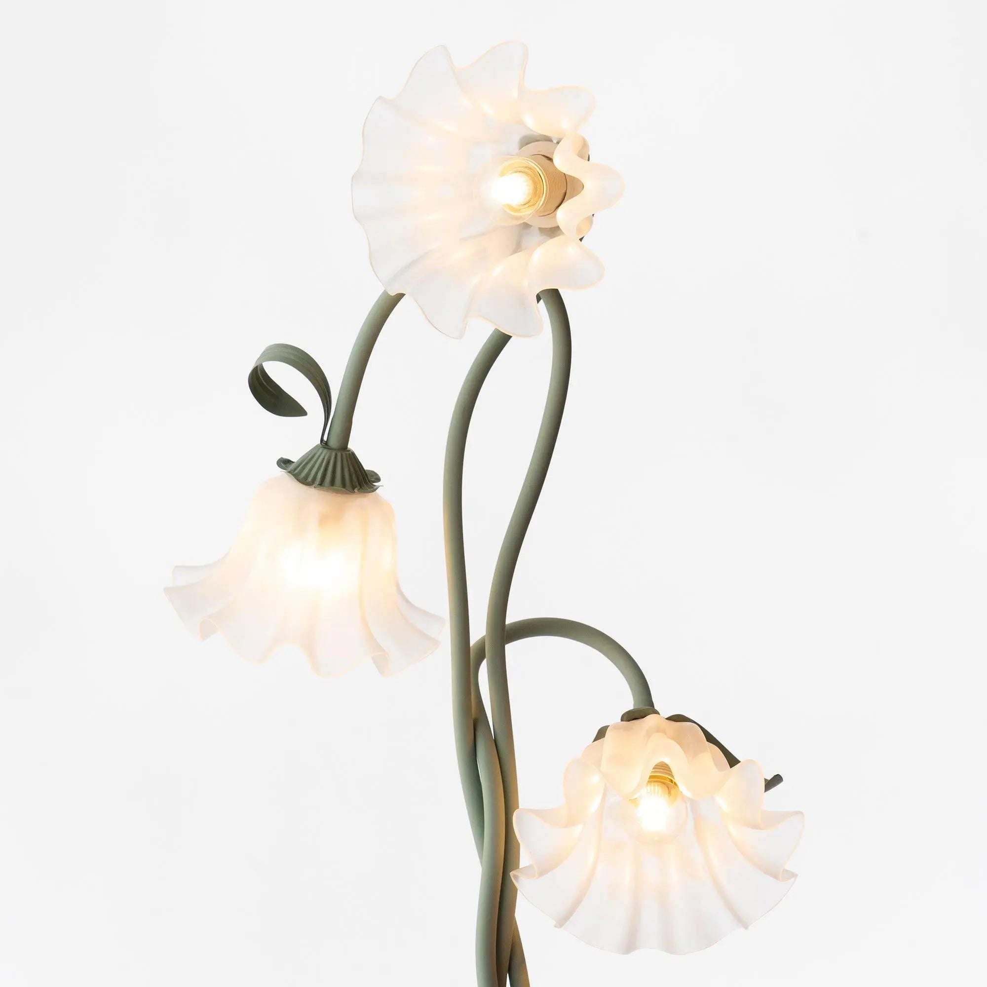 BlossomLight | Elegante serene Bell bloemen Vloerlamp