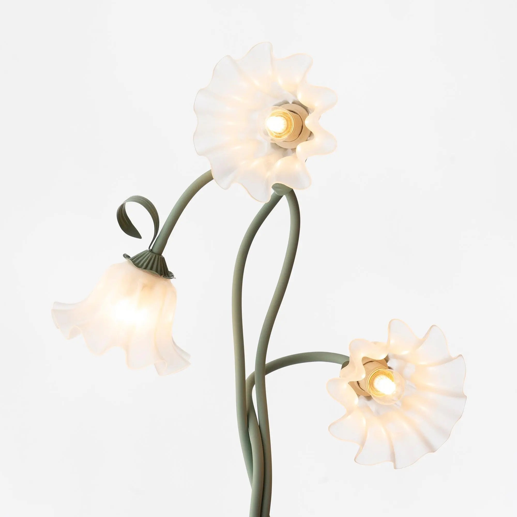 BlossomLight | Elegante serene Bell bloemen Vloerlamp