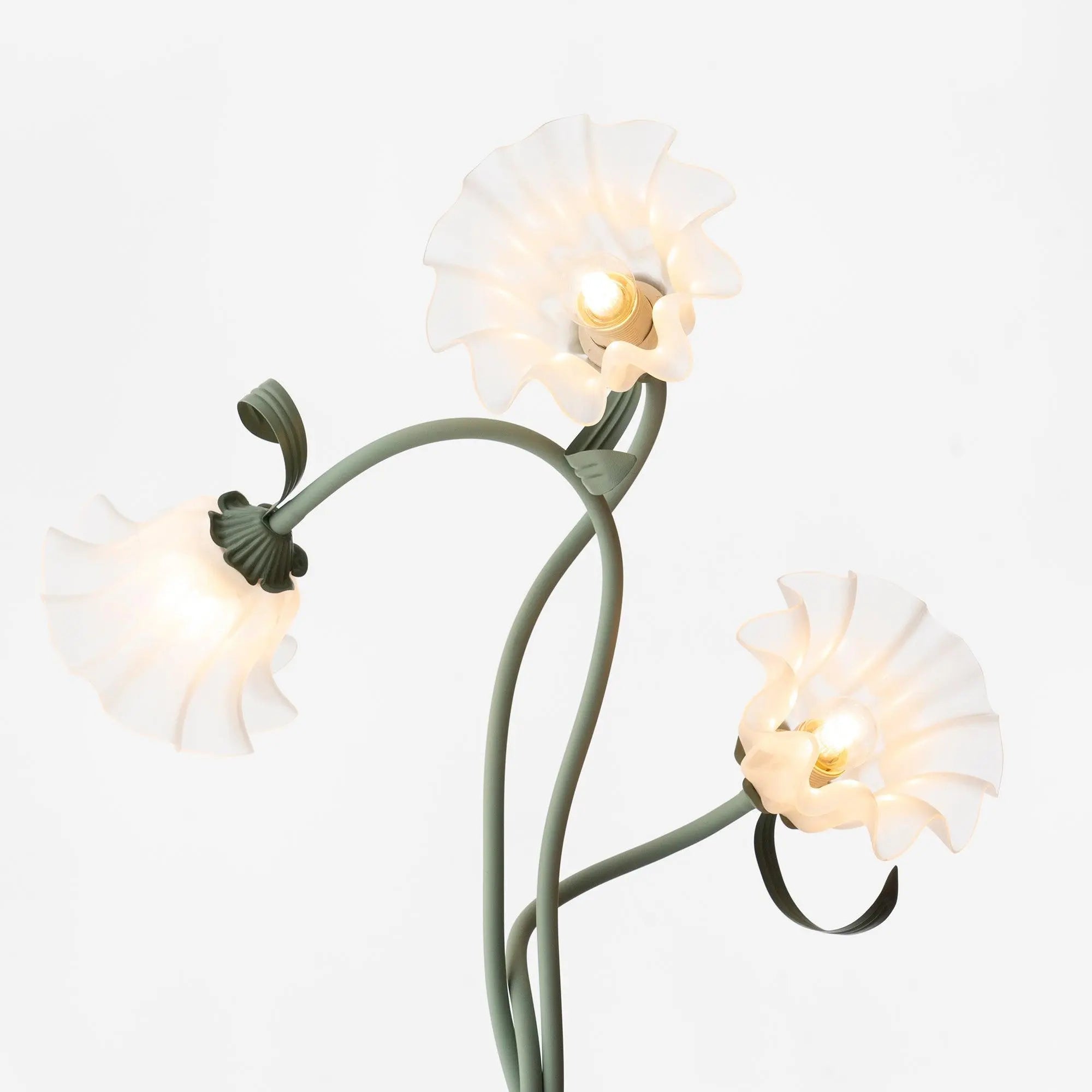 BlossomLight | Elegante serene Bell bloemen Vloerlamp