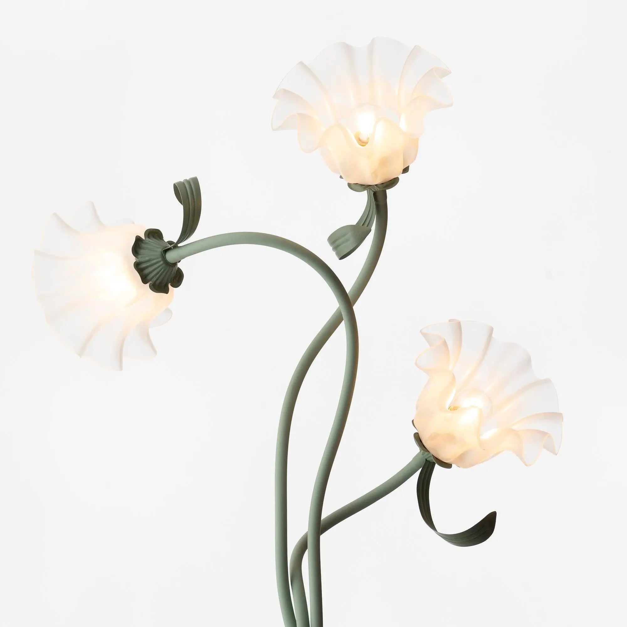 BlossomLight | Elegante serene Bell bloemen Vloerlamp