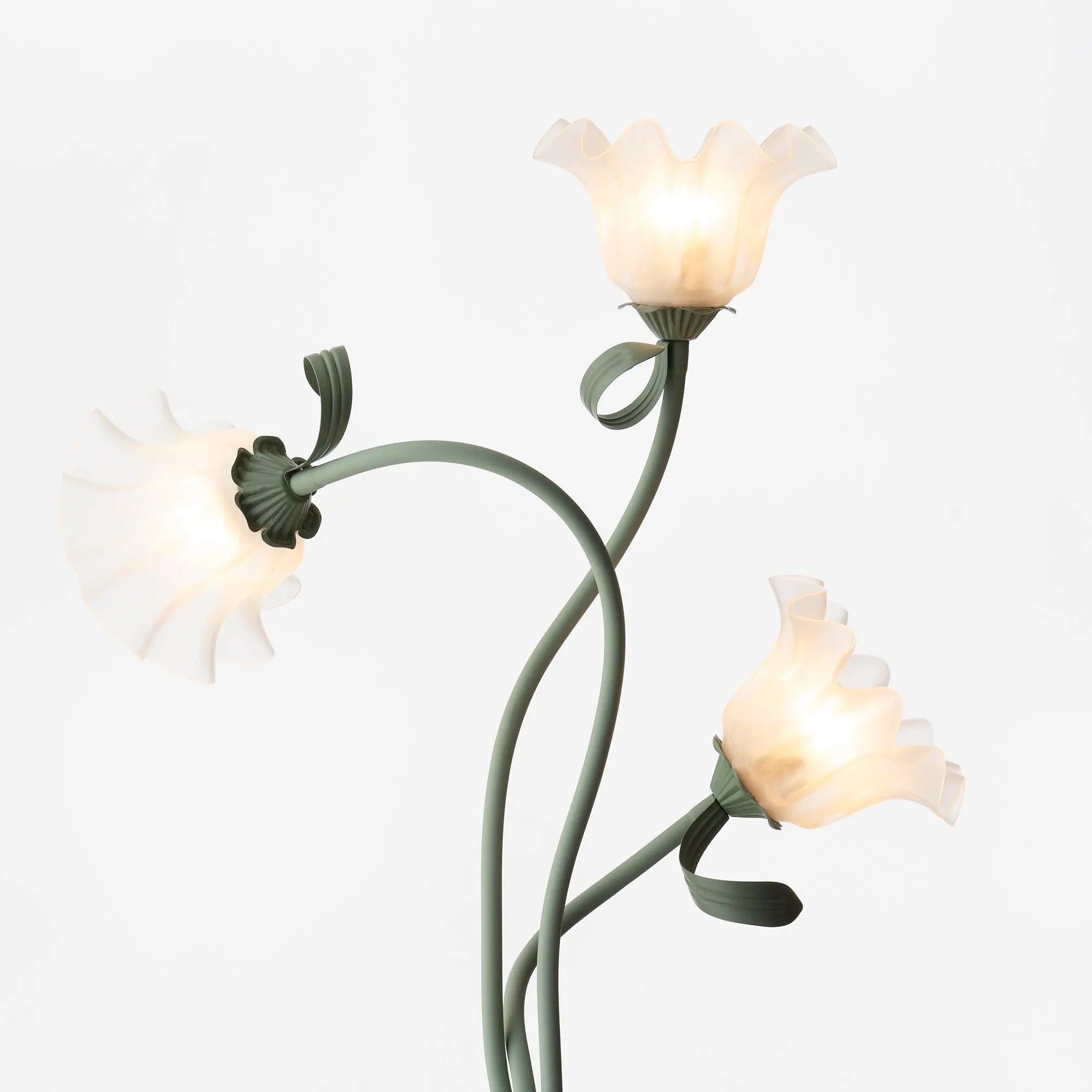 BlossomLight | Elegante serene Bell bloemen Vloerlamp