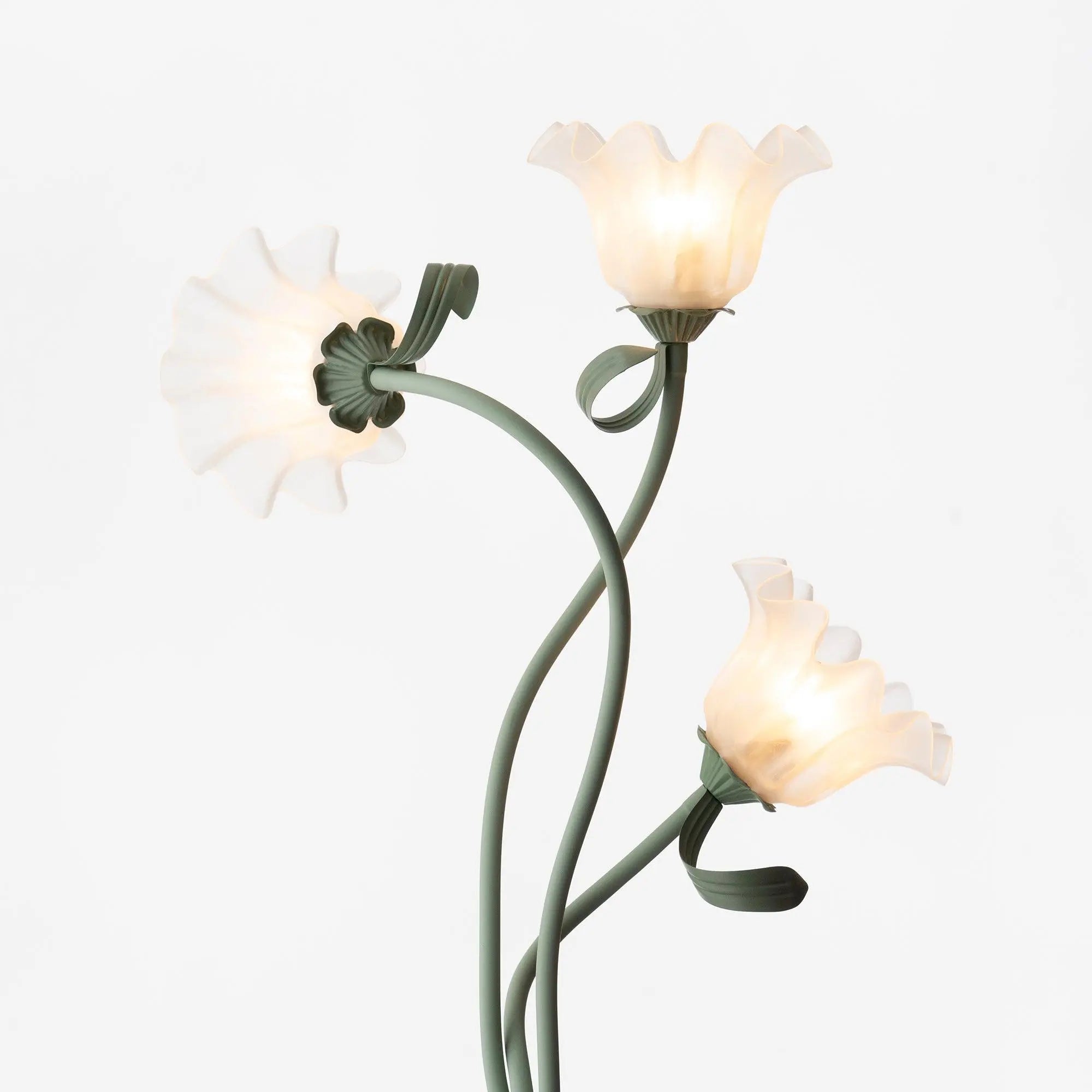 BlossomLight | Elegante serene Bell bloemen Vloerlamp