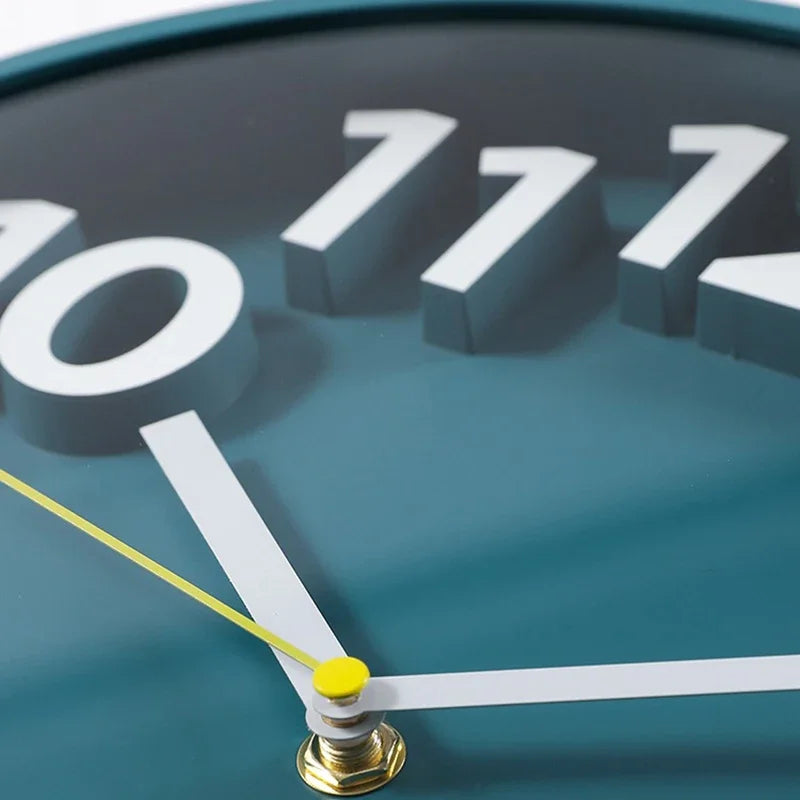 MonoClock | Moderne Minimalistische 3D Wandklok - Grote Decoratieve Woonklok, Eigentijds Ontwerp