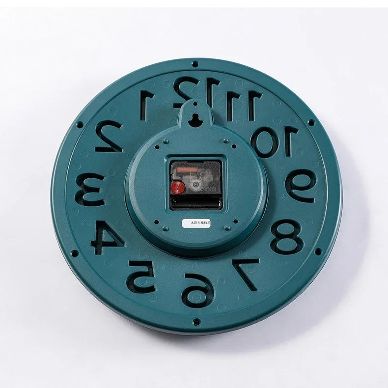 MonoClock | Moderne Minimalistische 3D Wandklok - Grote Decoratieve Woonklok, Eigentijds Ontwerp
