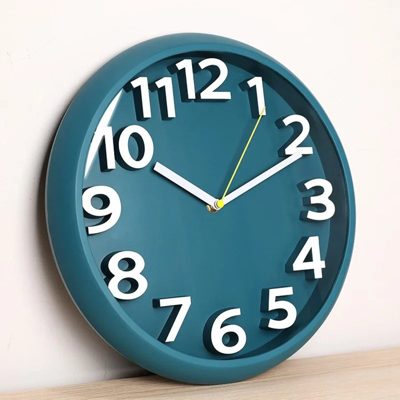 MonoClock | Moderne Minimalistische 3D Wandklok - Grote Decoratieve Woonklok, Eigentijds Ontwerp