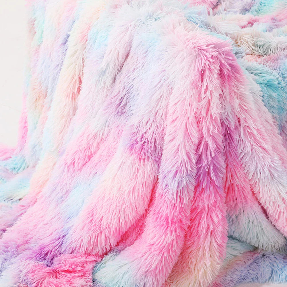 CozyHue | Ultra Pluche Koraal Fleece Deken - Pastel Hoesje, Superzacht, Knusse Woondeken