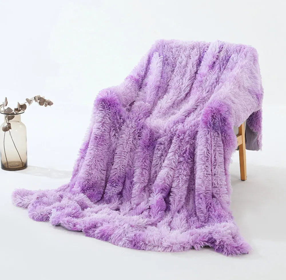 CozyHue | Ultra Pluche Koraal Fleece Deken - Pastel Hoesje, Superzacht, Knusse Woondeken