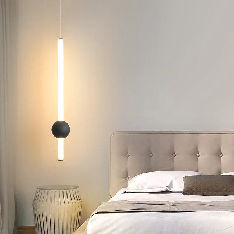 LineaLux | Moderne LED Bar Hanglamp - Minimalistisch Goud & Zwart Hanglamp