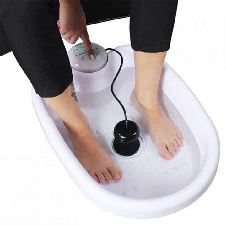 SoleRevive | Ionisch voetontgiftingsbad - vibrerende whirlpoolreiniging, massage en ionentherapie