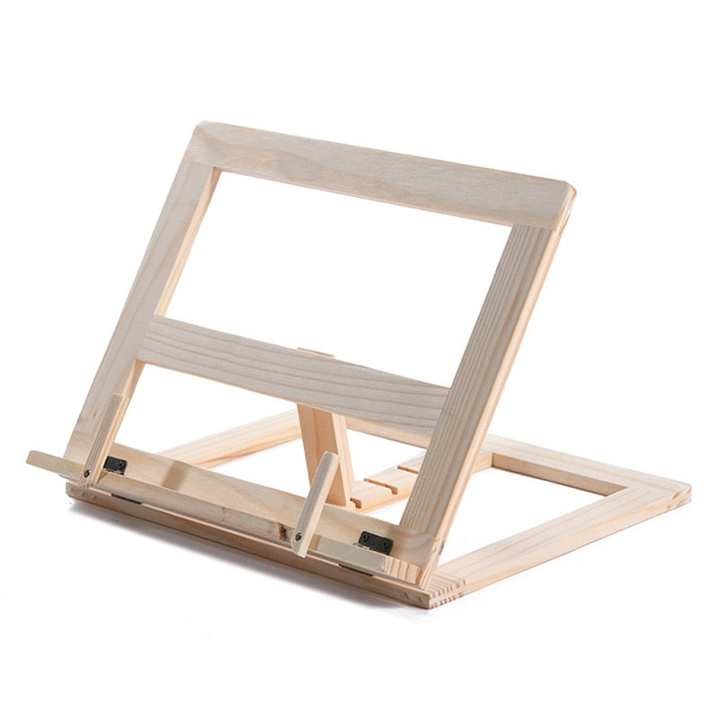 BookPerch | Houten boekenwurmstandaard - Creatieve tablet-, laptop- en boekenhouder