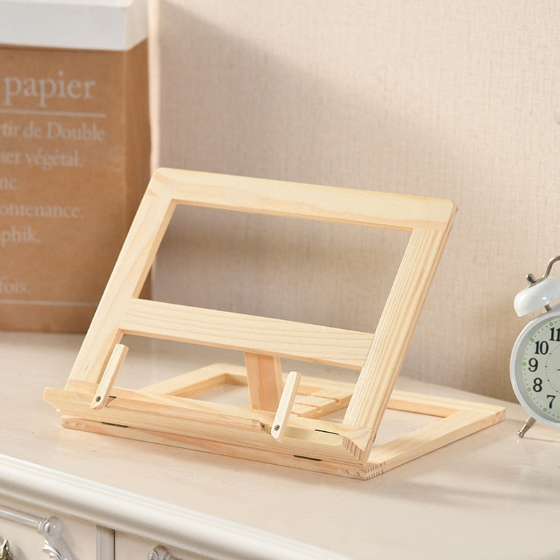 BookPerch | Houten boekenwurmstandaard - Creatieve tablet-, laptop- en boekenhouder