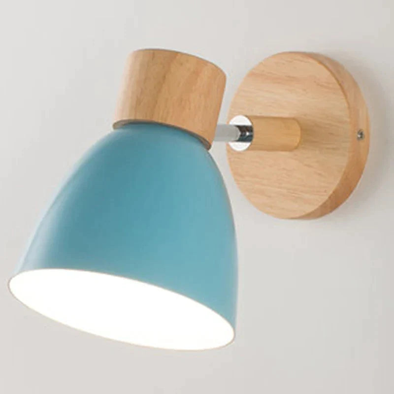 OakAura | Moderne stijlvolle macaron houten wandlamp