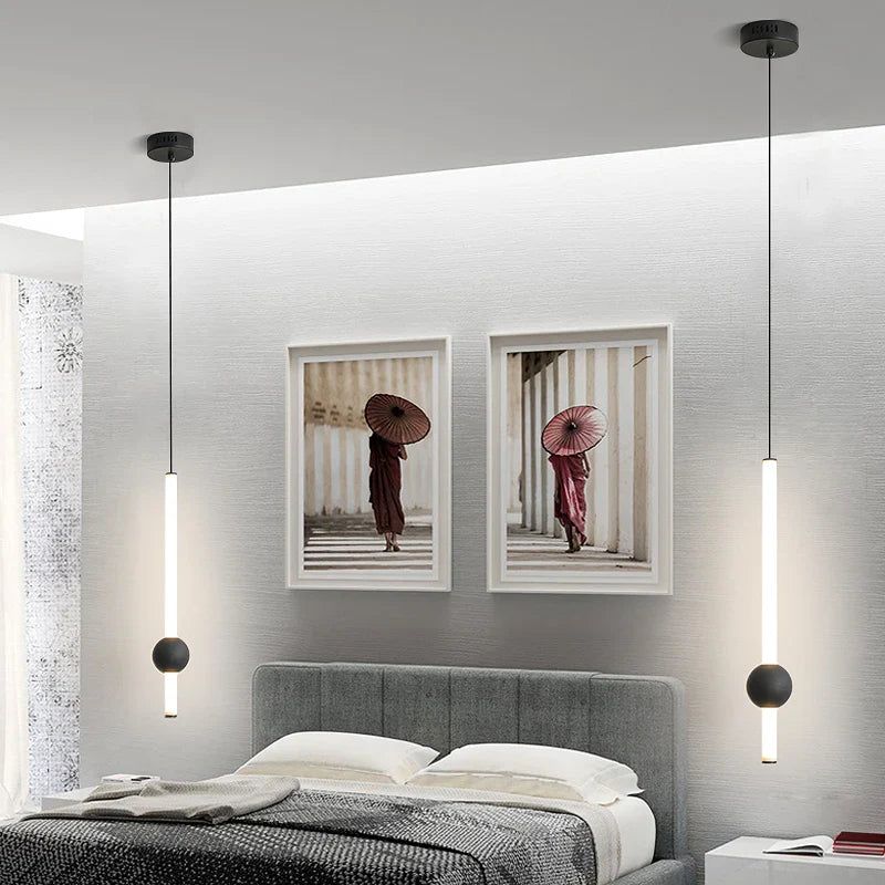 LineaLux | Moderne LED Bar Hanglamp - Minimalistisch Goud & Zwart Hanglamp