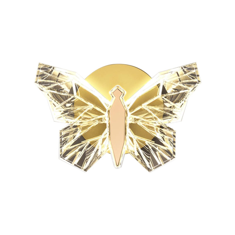 GlowFlutter | Noordse Vlinder LED Wandlamp voor Woonkamer, Slaapkamer en Decoratie