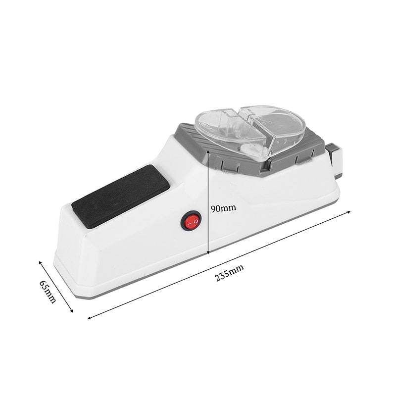 Sharpro | Elektrische messenslijper - voor keukenmessen, scharen en kartelmessen