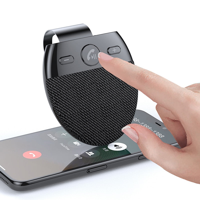 DrivePod | Bluetooth-autoluidspreker voor zonneklep – Multipoint draadloze handsfree-set