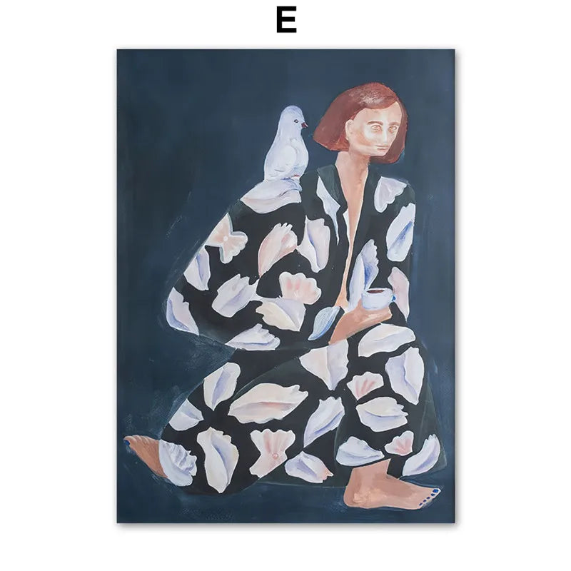 LadyScape | Nordic Poster Moderne Dame Muurkunst